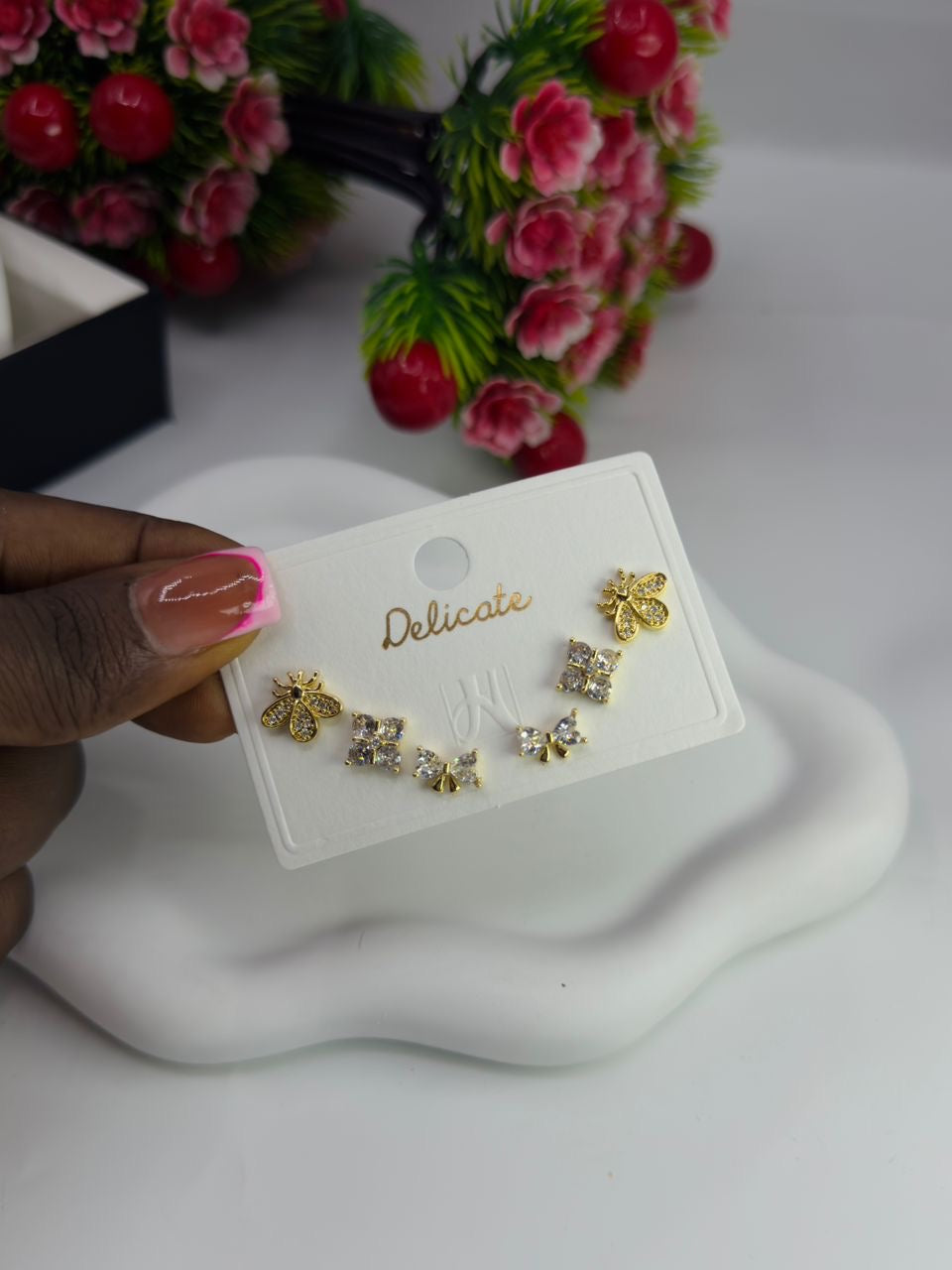 Non Tarnish Earring Set