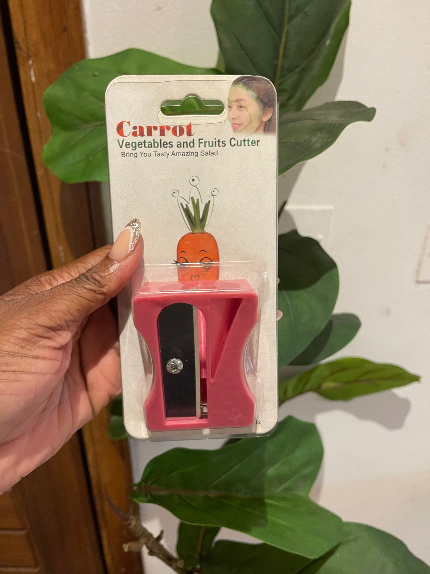 Sharpener shaped carrot 🥕 cutter
