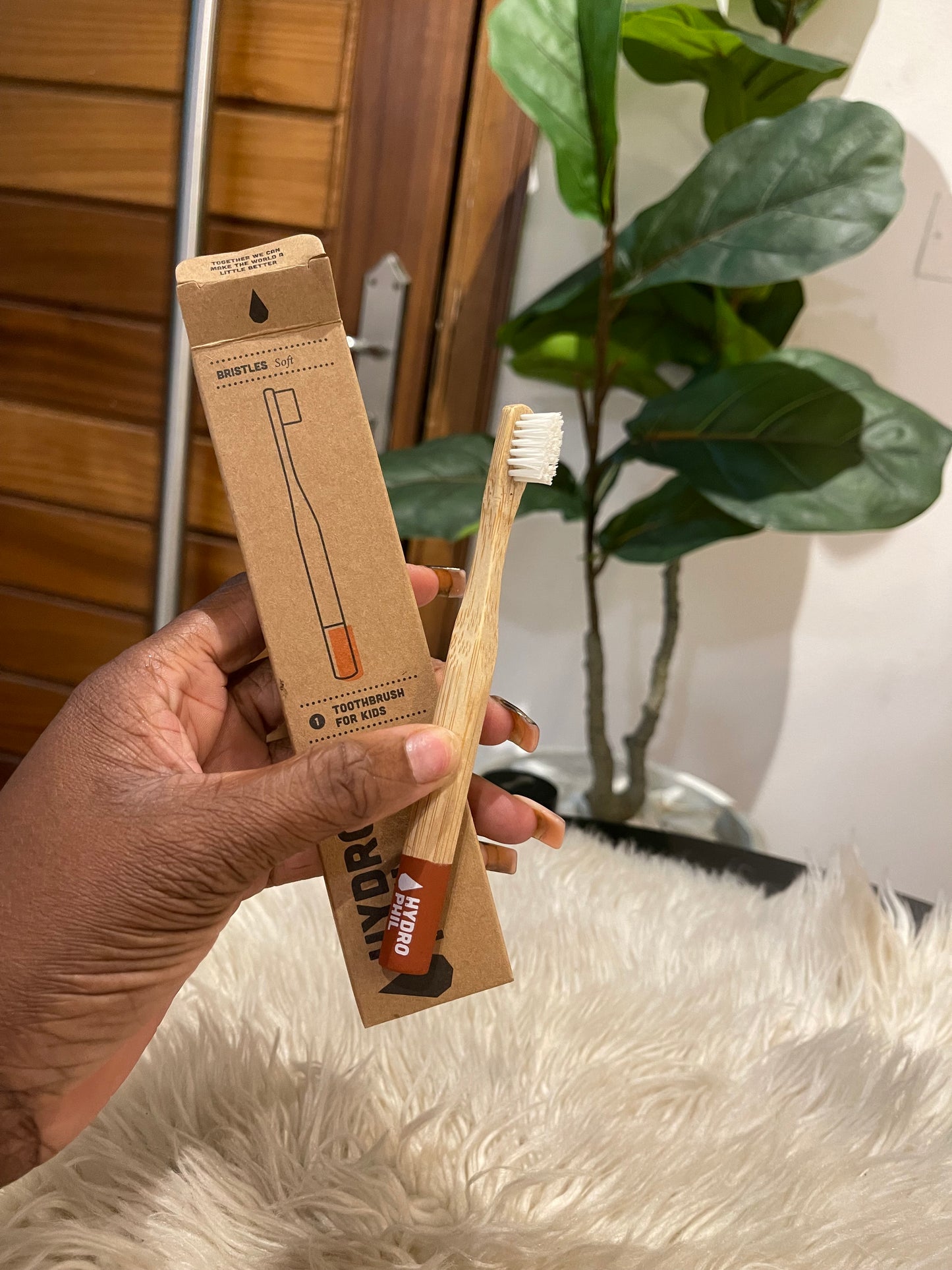 bamboo toothbrush ( medium)