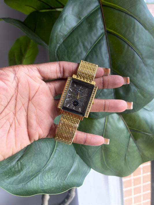 Gold Paige wrist watch