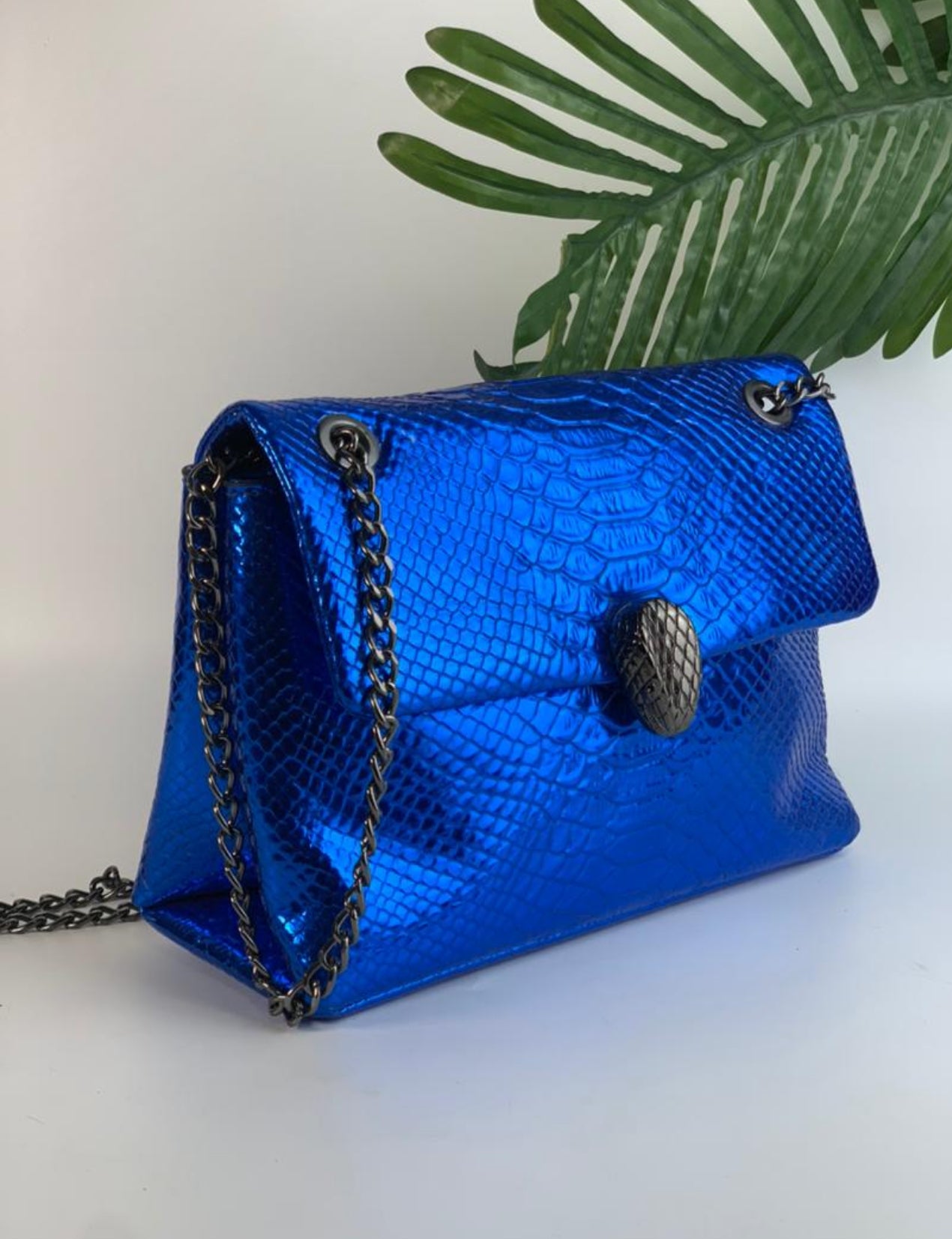 Blue mini bag