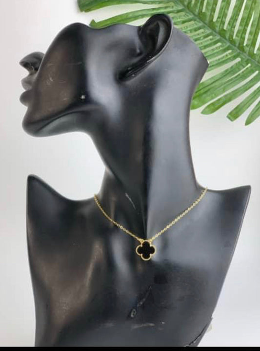 Black clove inspired necklace