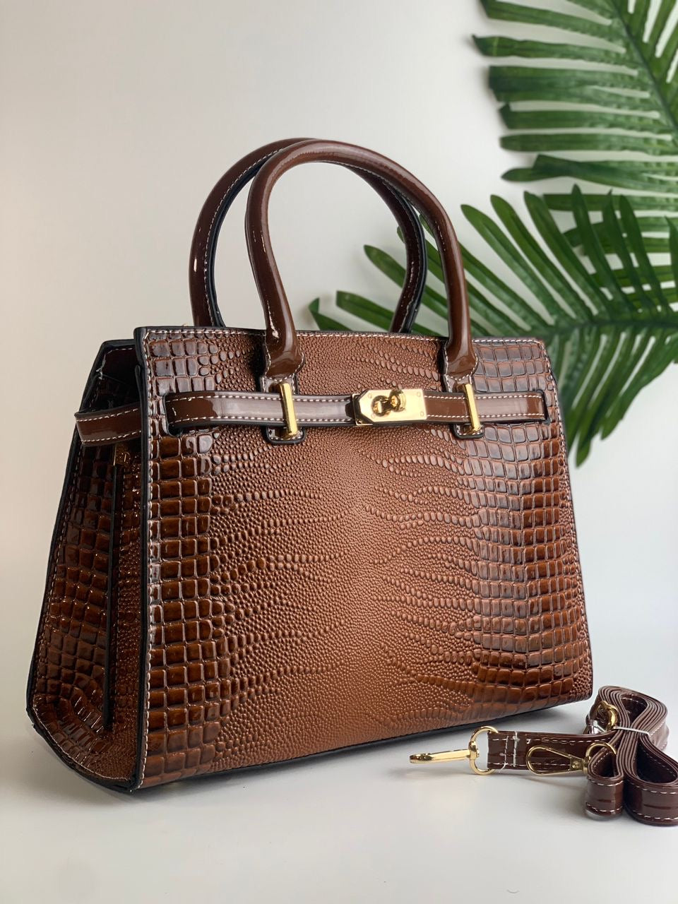 Brown Structured bag