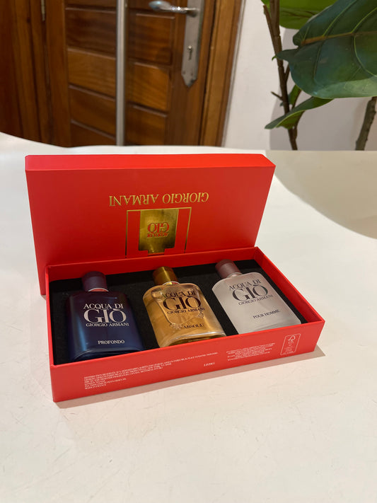 Aqua Di Gio perfume set