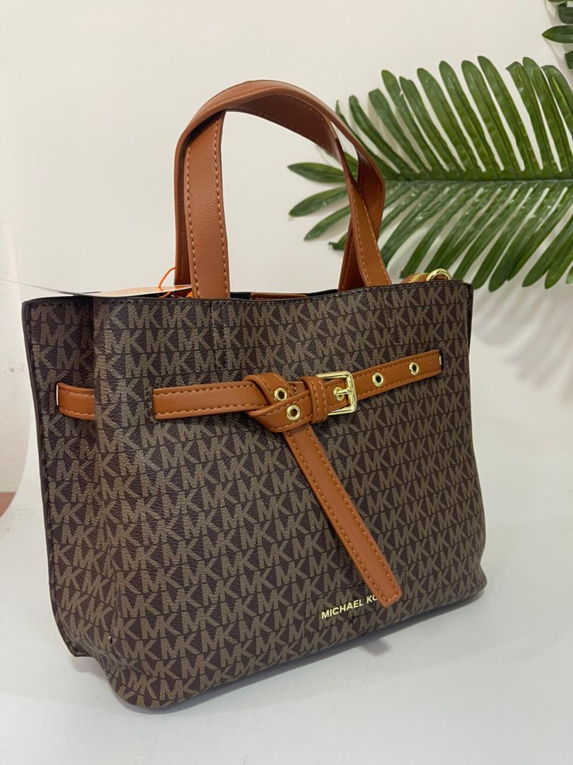 Monogrammed midi bag