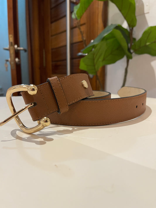 Brown Leather Madden Girl Belt size 8-14