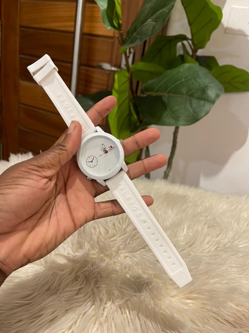 White Tommy Hilfiger Wristwatch