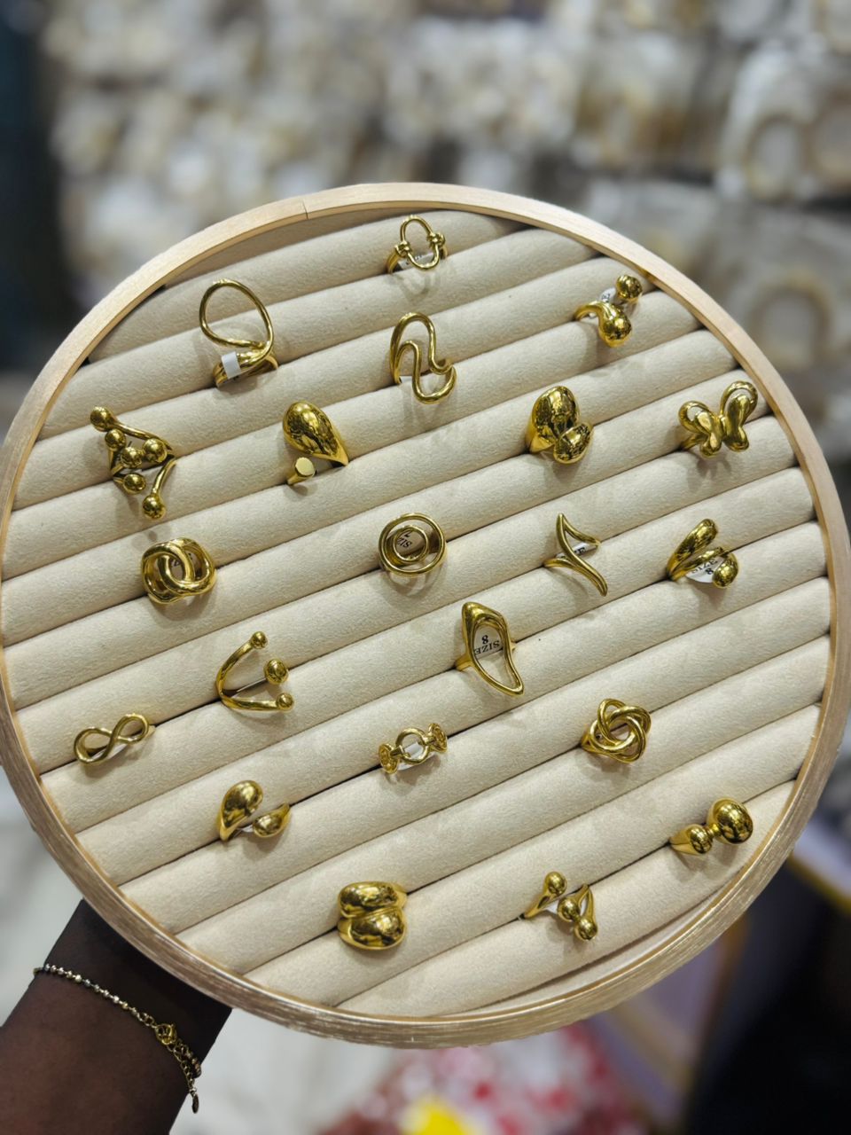 Gold any 5 non tarnish ring