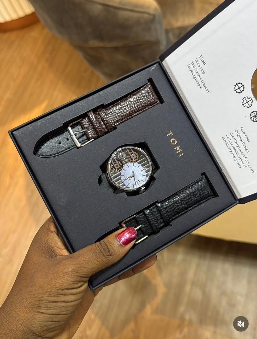 Tomi Detailed Wristwatch set