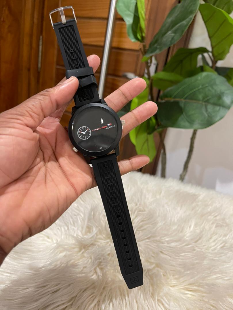 Black Tommy Hilfiger Wristwatch
