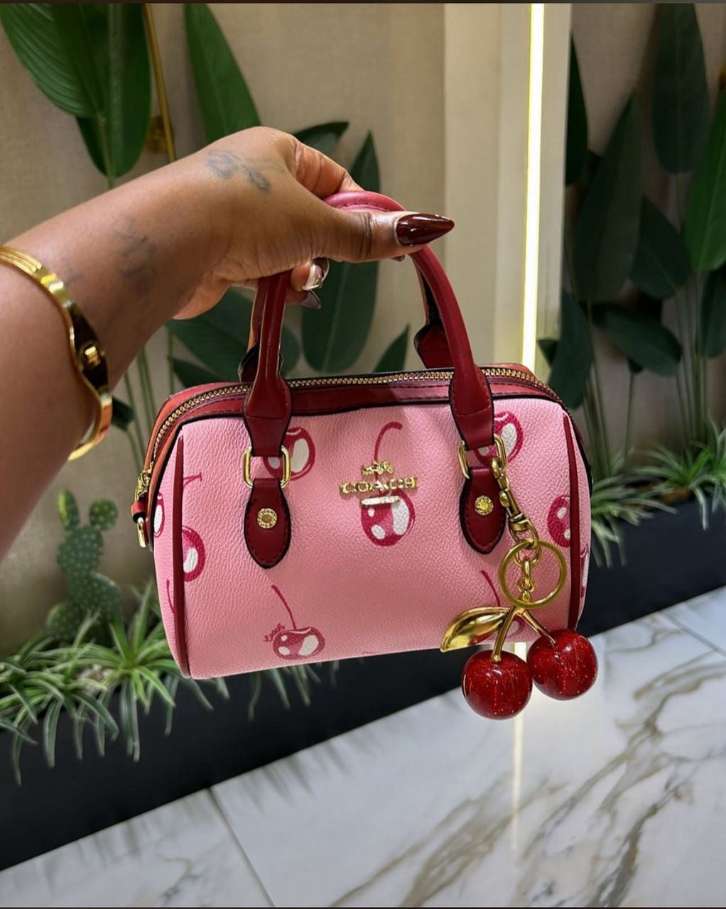 Coach cherry bag