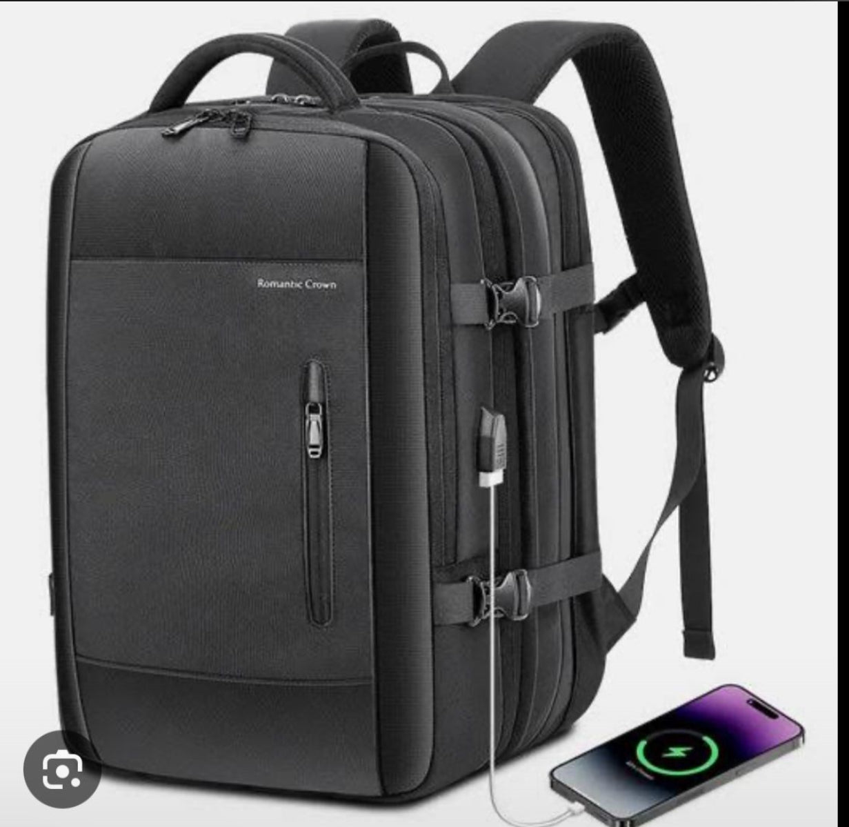Laptop Bag with 8 compartments and a charger