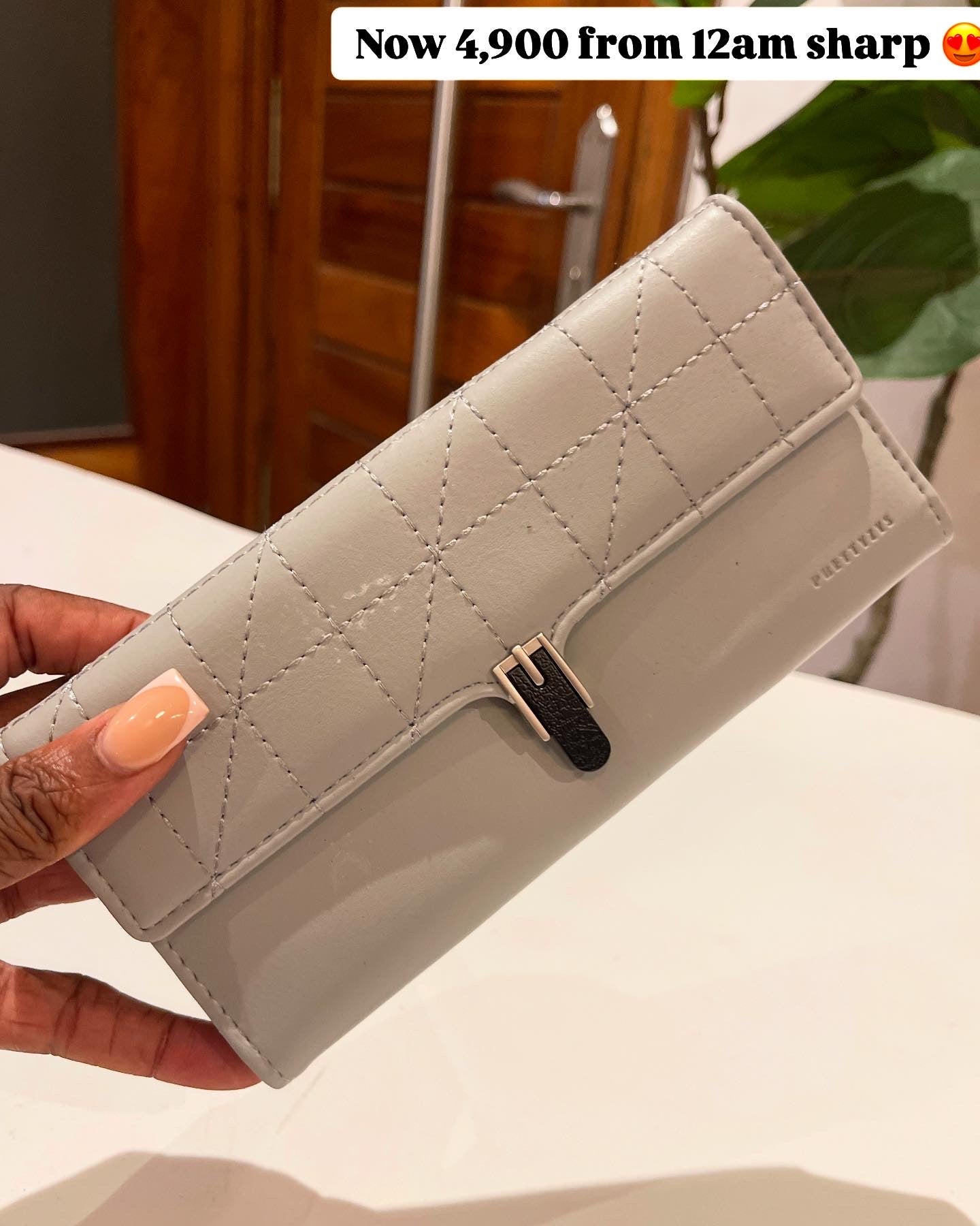Gray wallet