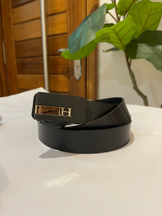 H inspired Leather belt (8-16)