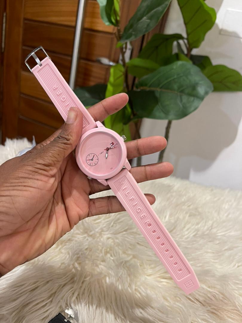 Pink Tommy Hilfiger Wristwatch
