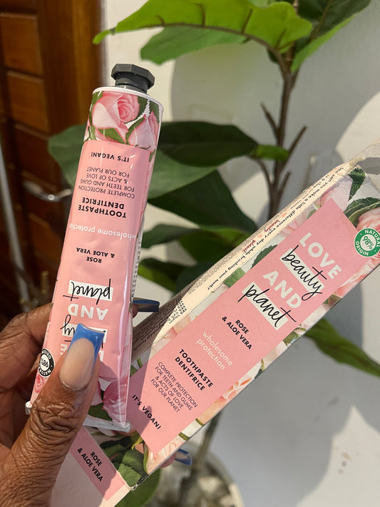 Love beauty and planet toothpaste