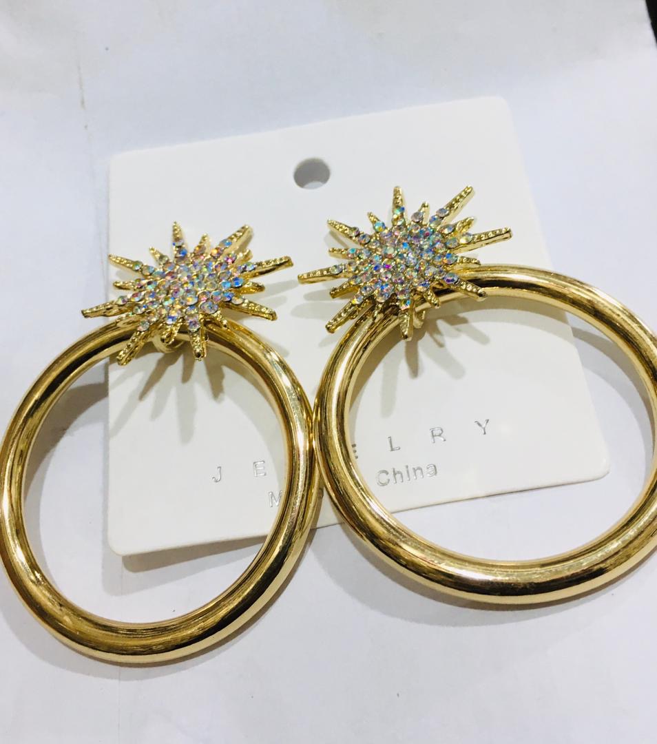 Gold Detailed Earring