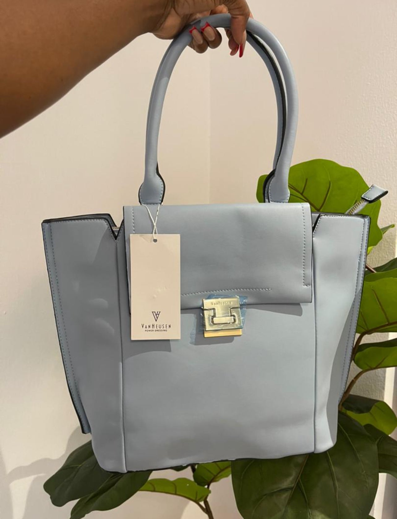 Mazi Van Hausen blue handbag