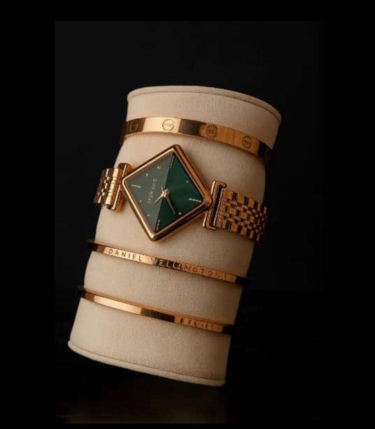 Rosegold wristwatch set