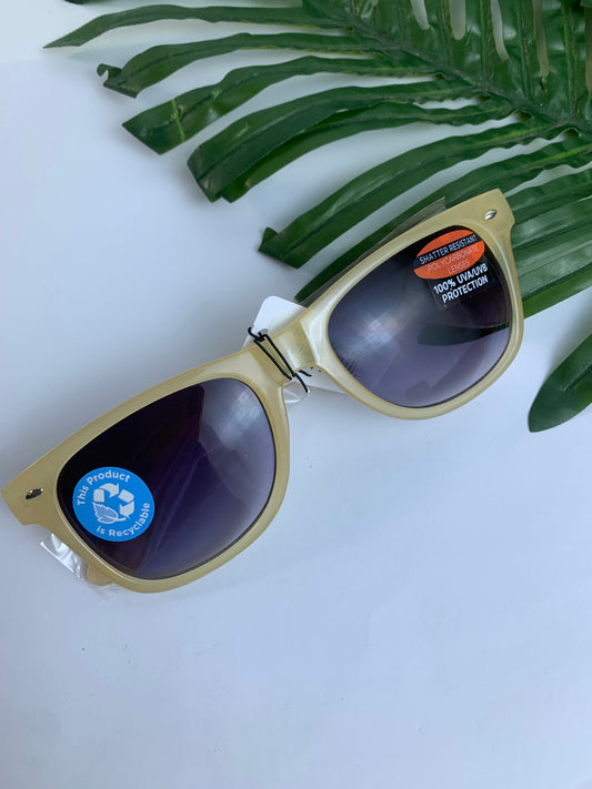 Yellow opaque Sunglasses