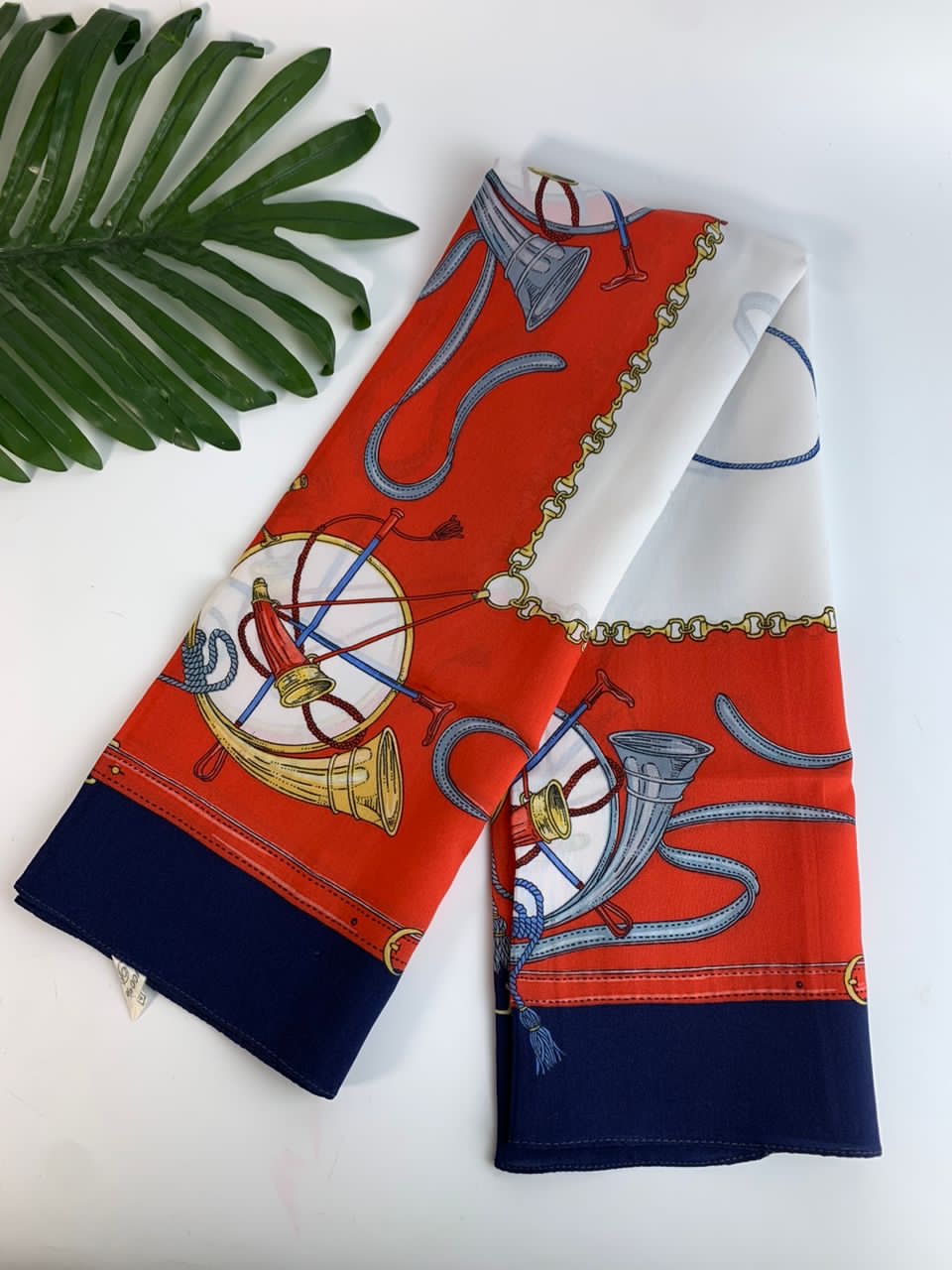 Red Parisian scarf