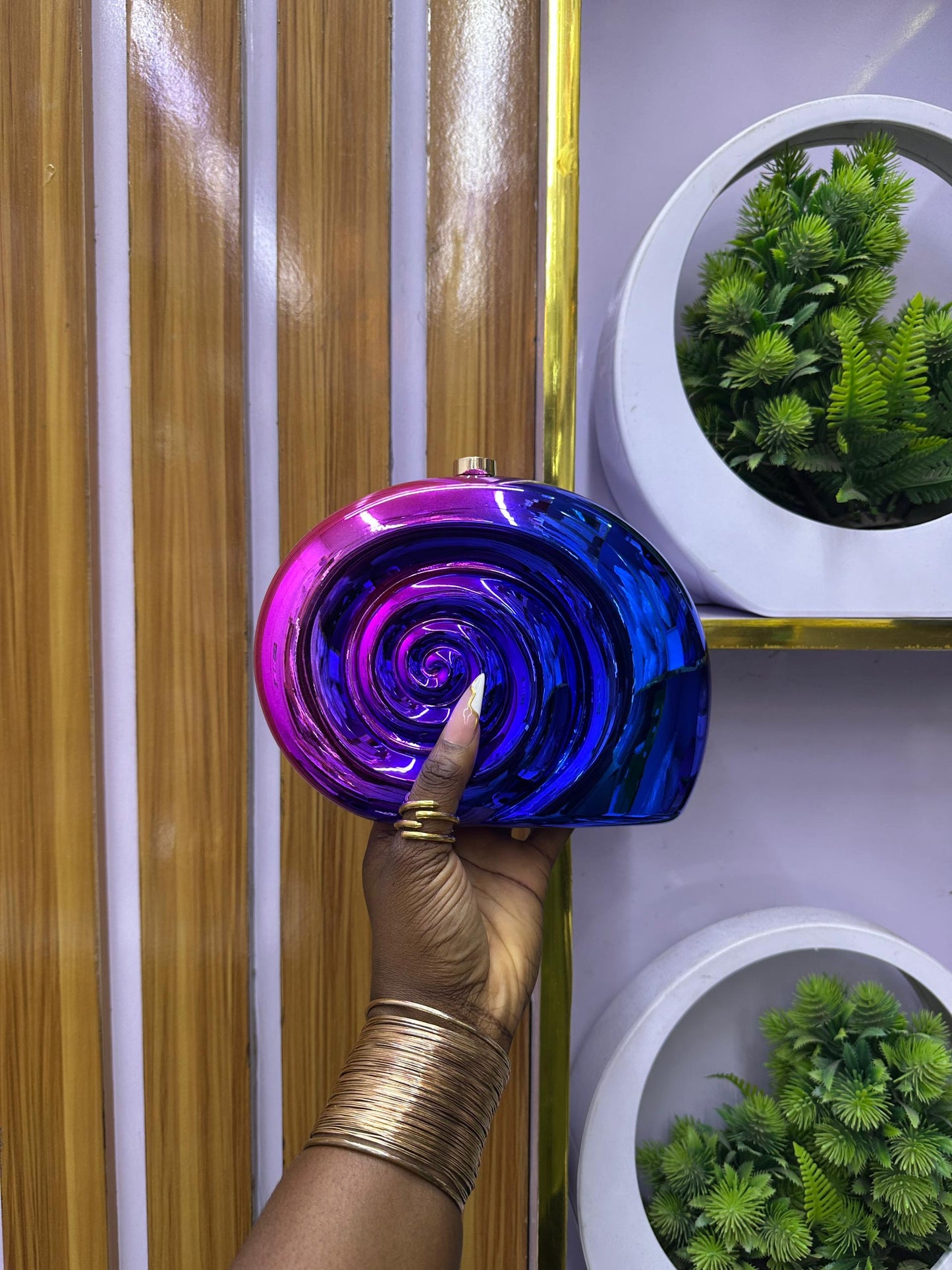 Colorful detailed purse