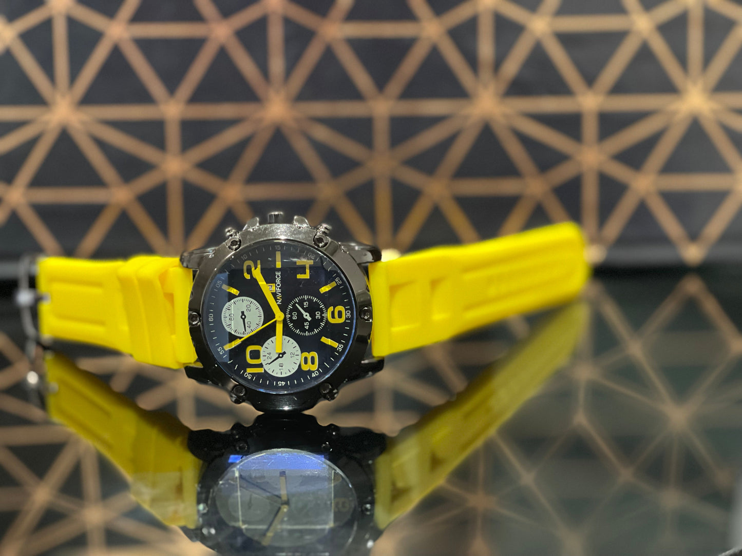 A colorful Naviforce Wristwatch
