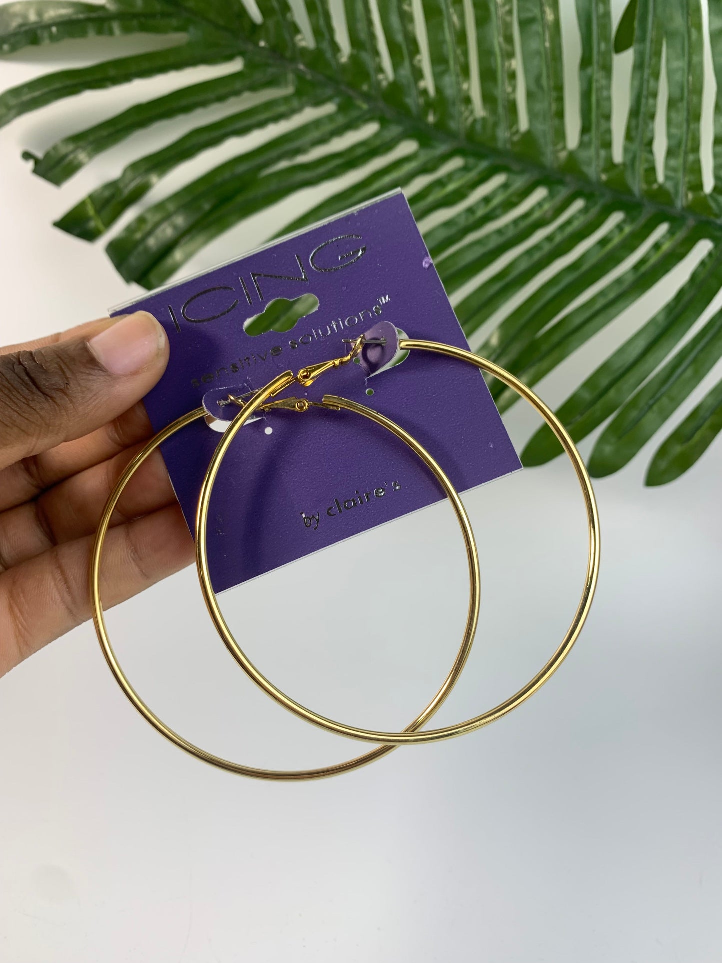 Gold Claire hoop Earring