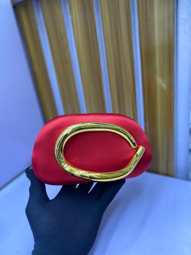 Red grab purse