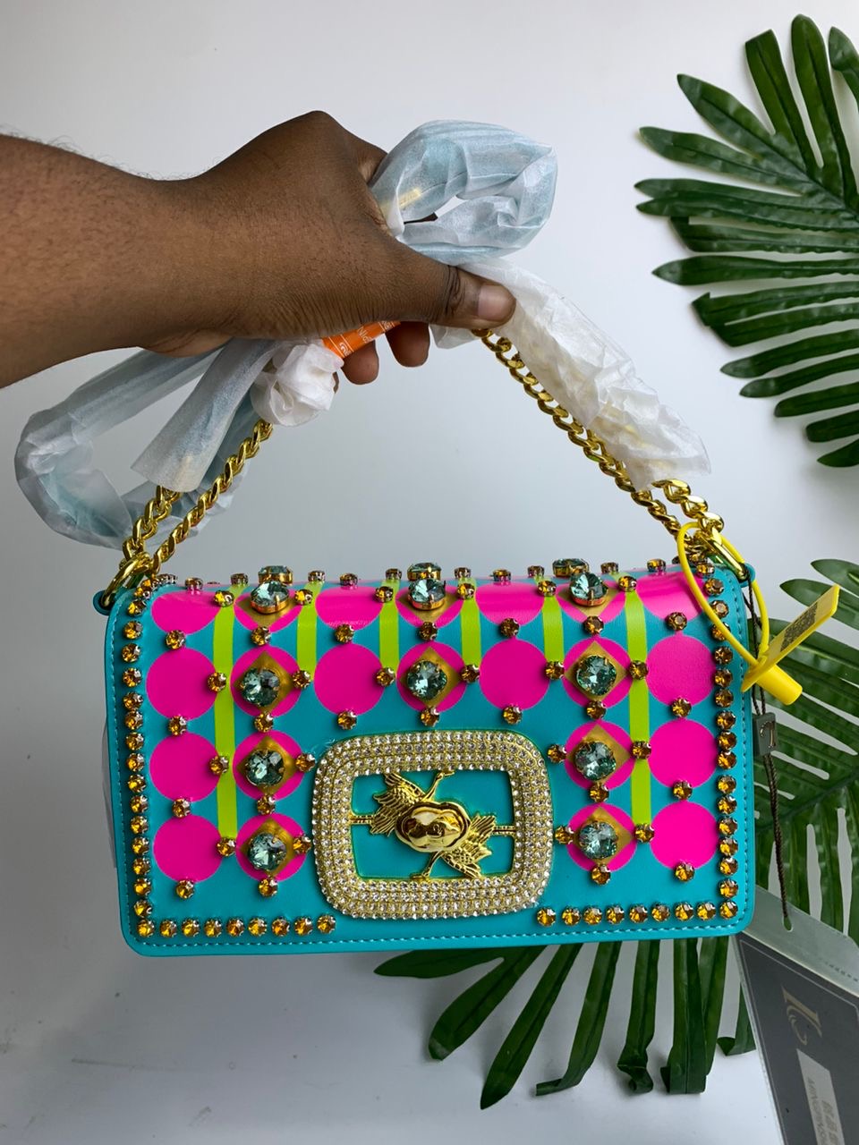 Colorful midi bag