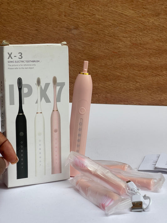 Three in one electric rechargeable brush