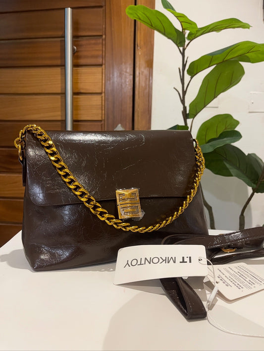 Brown Sturdy Leather Bag