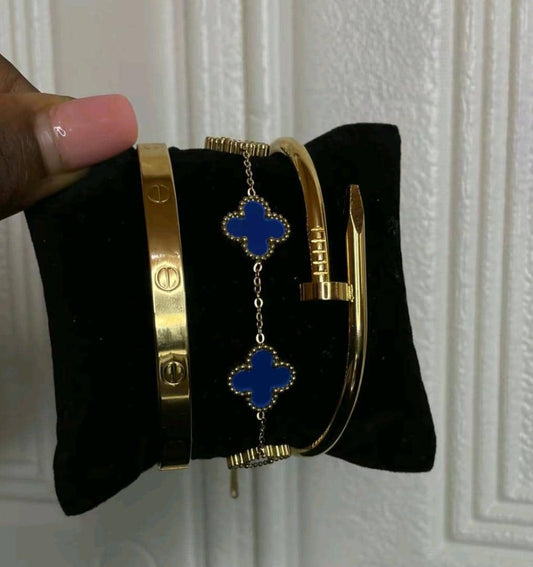 All 3 combo non tarnish bracelet