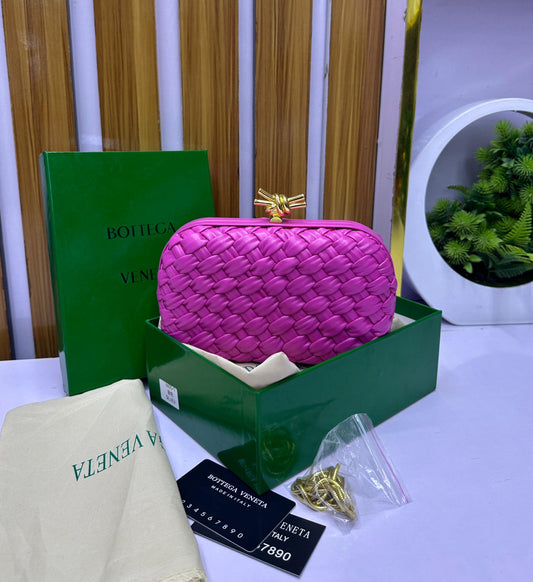 Pink bottega purse