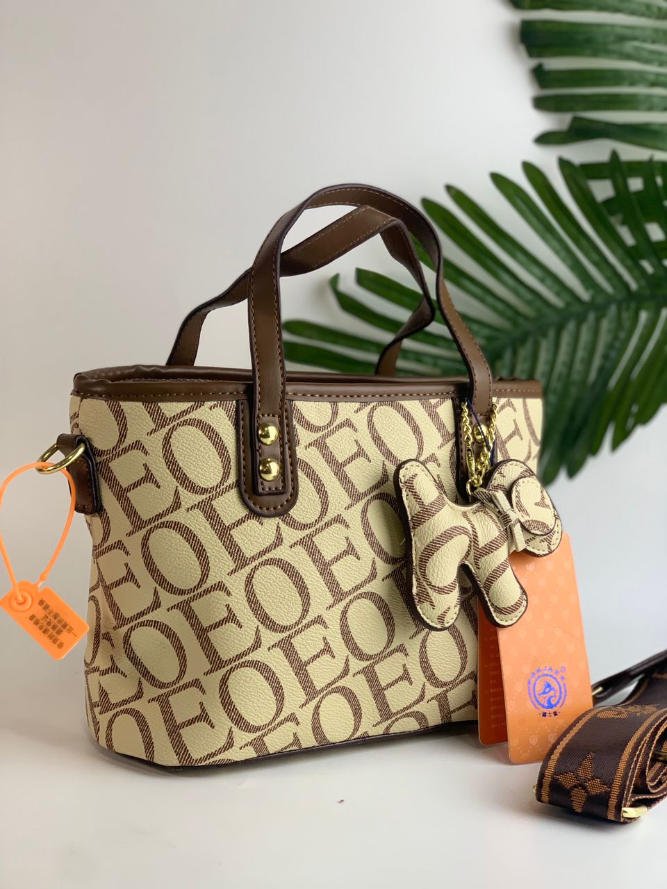 Monogrammed mini bag