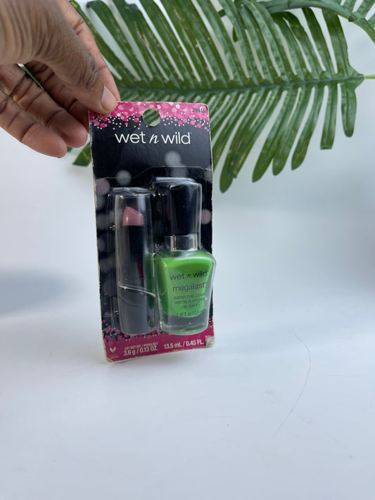 Wet and wild lipstick and nail polish