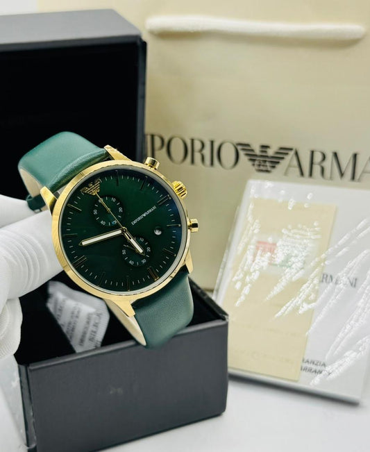 Green emporio armani Wristwatch