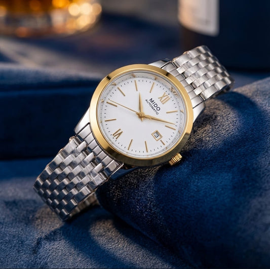 silver and Gold Women's wristwatch