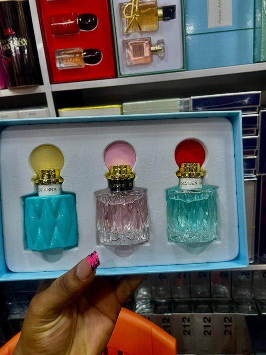 Long lasting mini perfume set
