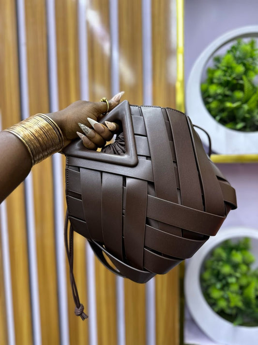 Brown midi bag