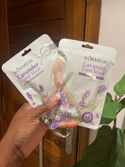 Lavender hand and foot mask