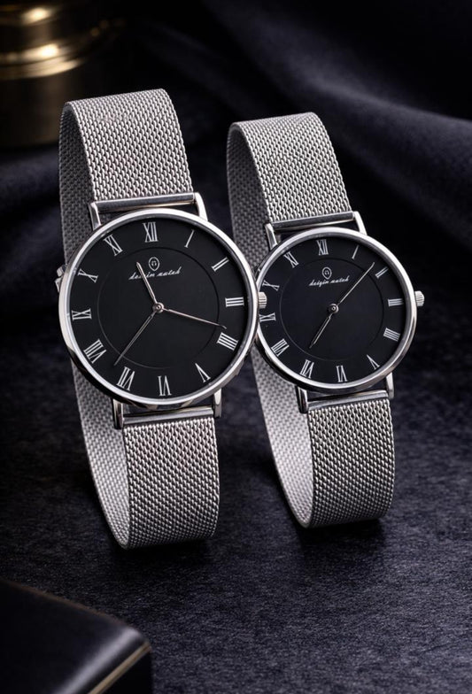 His and hers wristwatch non tarnish  comes in a box