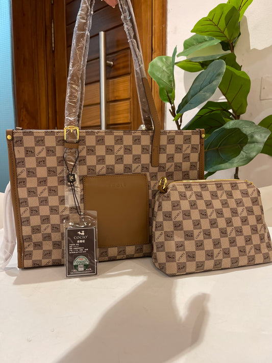Maxi CoCio tote bag with extra purse