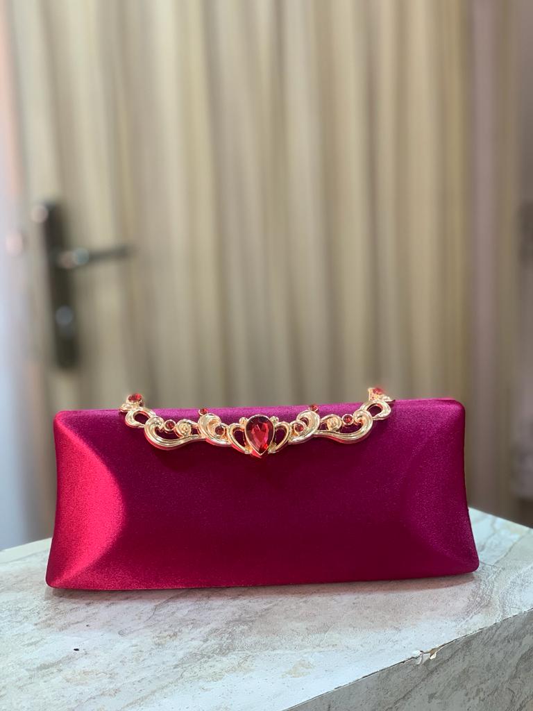 Pink Detailed purse