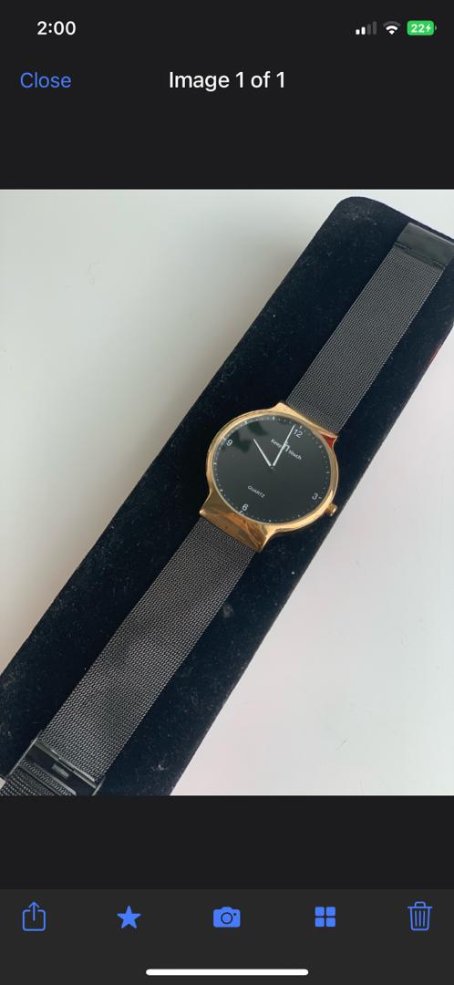 Keeping in time mesh Wristwatch