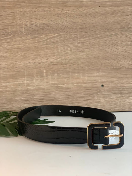 Black Detailed Pri belt (size 10-16)