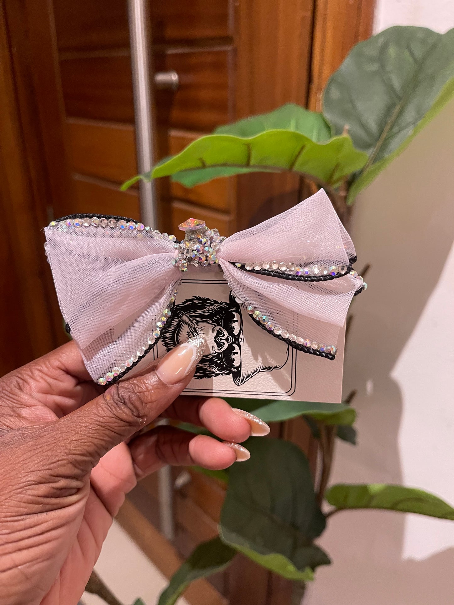 Pink hair clip