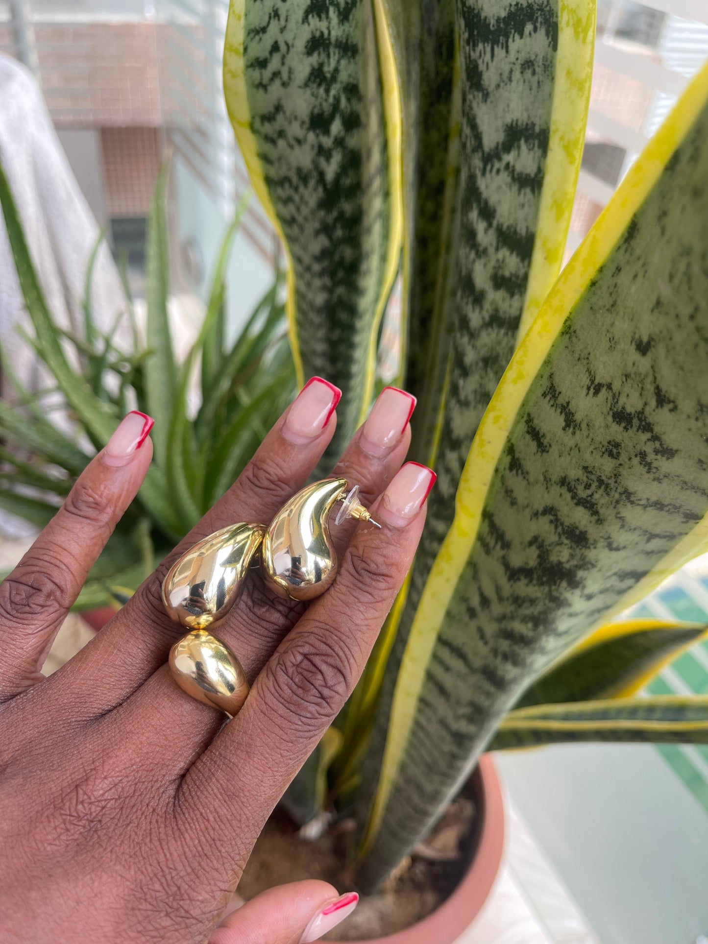 Earring and ring combo