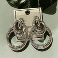 silver Chunky earring