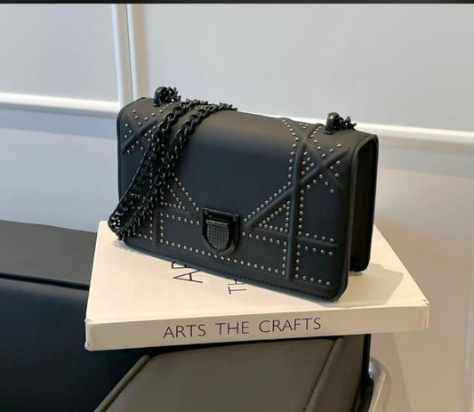 Detailed black bag